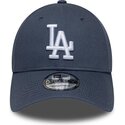 kasketter-buet-gra-justerbar-rem-9forty-league-essential-fra-los-angeles-dodgers-mlb-af-new-era