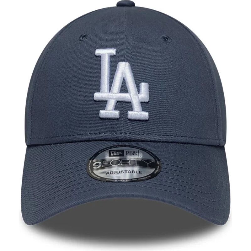 kasketter-buet-gra-justerbar-rem-9forty-league-essential-fra-los-angeles-dodgers-mlb-af-new-era