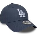 kasketter-buet-gra-justerbar-rem-9forty-league-essential-fra-los-angeles-dodgers-mlb-af-new-era