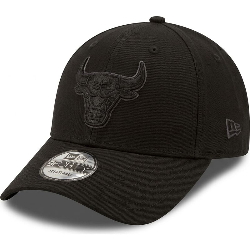kasketter-buet-sort-justerbar-rem-9forty-team-outline-fra-chicago-bulls-nba-af-new-era