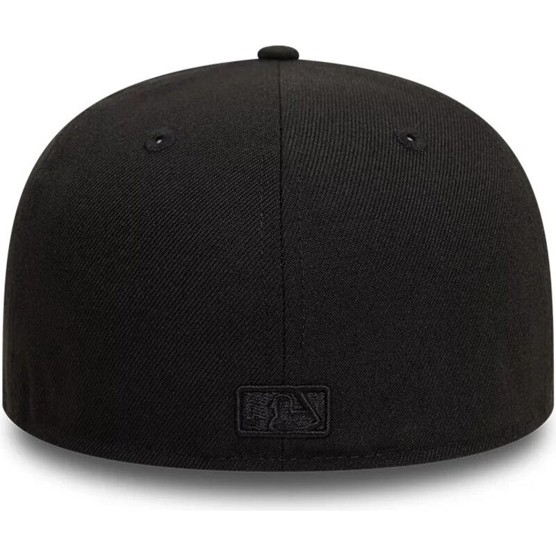 sort-fitted-flad-kasket-med-sort-logo-59fifty-league-essential-fra-los-angeles-dodgers-mlb-fra-new-era