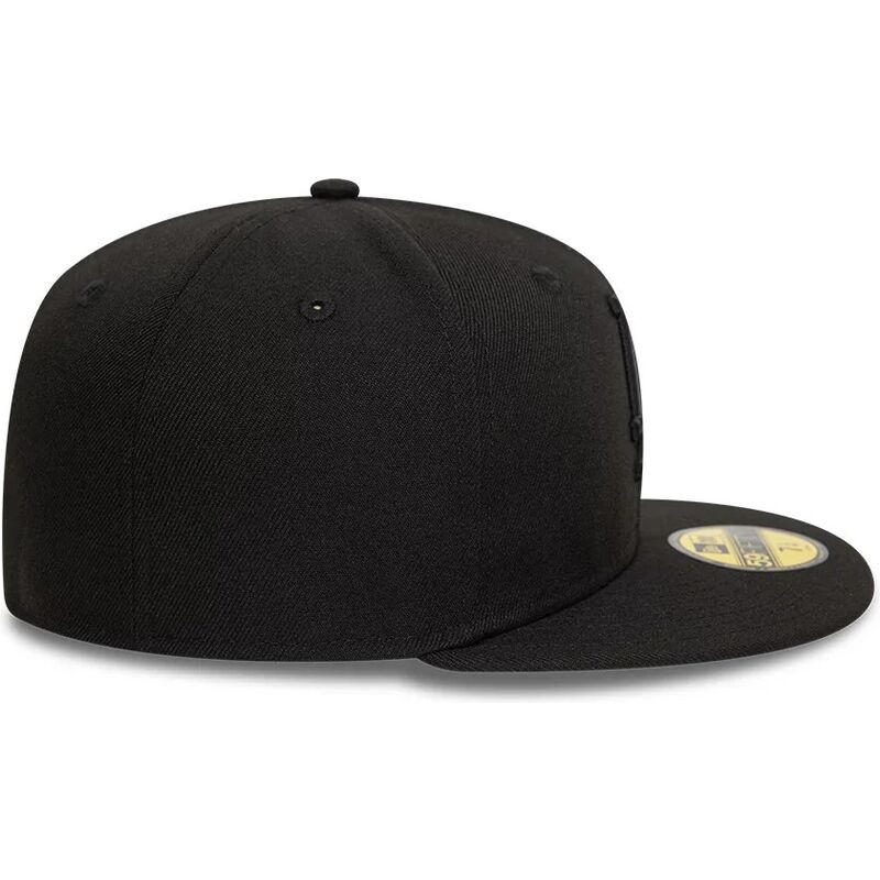 sort-fitted-flad-kasket-med-sort-logo-59fifty-league-essential-fra-los-angeles-dodgers-mlb-fra-new-era