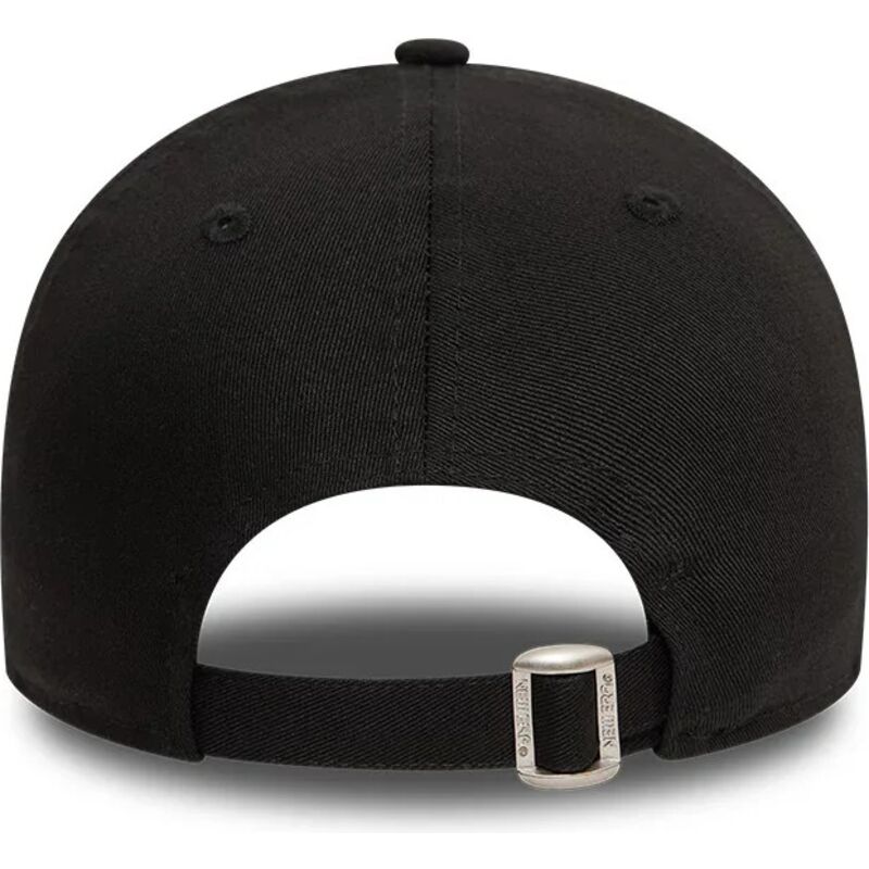 sort-justerbar-curved-cap-med-sort-logo-9twenty-league-essential-fra-los-angeles-dodgers-mlb-fra-new-era