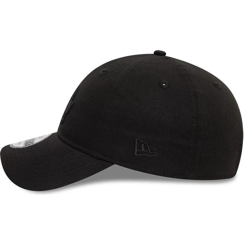 sort-justerbar-curved-cap-med-sort-logo-9twenty-league-essential-fra-los-angeles-dodgers-mlb-fra-new-era
