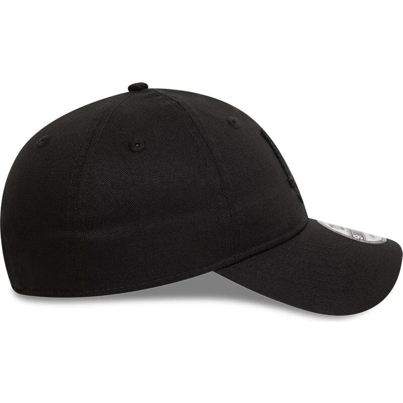 sort-justerbar-curved-cap-med-sort-logo-9twenty-league-essential-fra-los-angeles-dodgers-mlb-fra-new-era