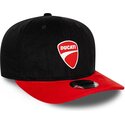 kasketter-buet-sort-snapback-9seventy-stretch-snap-contrast-visor-fra-ducati-motor-motogp-af-new-era