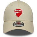 kasketter-buet-beige-justerbar-rem-9forty-core-fra-ducati-motor-motogp-af-new-era