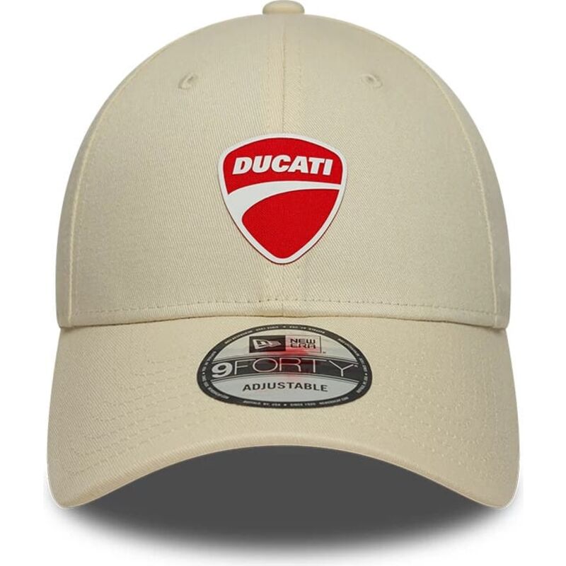 kasketter-buet-beige-justerbar-rem-9forty-core-fra-ducati-motor-motogp-af-new-era