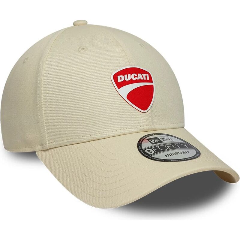 kasketter-buet-beige-justerbar-rem-9forty-core-fra-ducati-motor-motogp-af-new-era