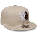 kasketter-flad-beige-snapback-9fifty-outdoor-icon-fra-new-york-yankees-mlb-af-new-era
