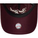 kasketter-buet-rod-justerbar-rem-9twenty-a-frame-cord-script-fra-new-york-yankees-mlb-af-new-era