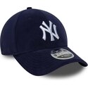 kasketter-buet-marinebla-snapback-9forty-m-crown-fleece-fra-new-york-yankees-mlb-af-new-era