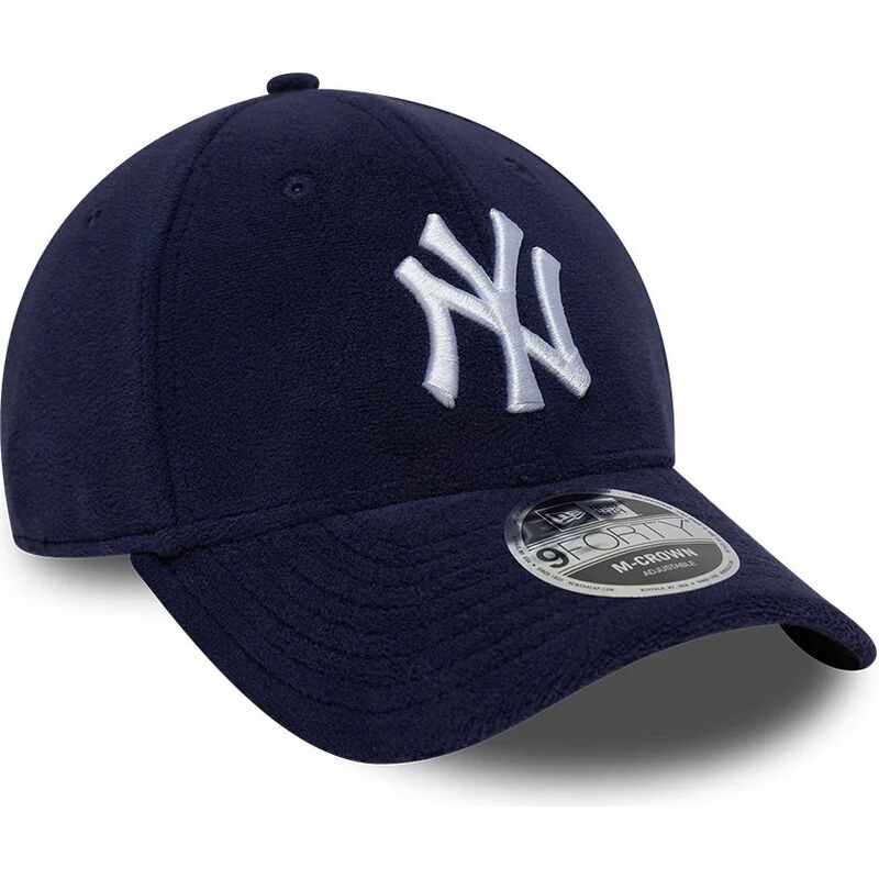 kasketter-buet-marinebla-snapback-9forty-m-crown-fleece-fra-new-york-yankees-mlb-af-new-era