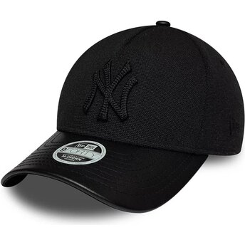 Kasketter buet sort justerbar rem 9FORTY M-Crown A Frame Fabric Mix fra New York Yankees MLB af New Era