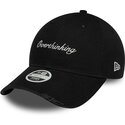 kasketter-buet-sort-justerbar-rem-9twenty-slogan-overthinking-af-new-era