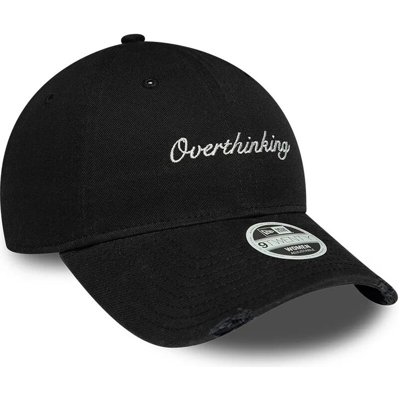 kasketter-buet-sort-justerbar-rem-9twenty-slogan-overthinking-af-new-era