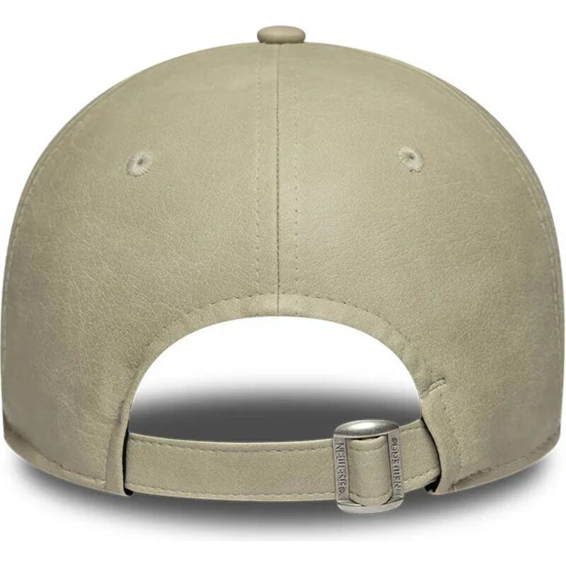 kasketter-buet-beige-justerbar-rem-9twenty-washed-pu-fra-los-angeles-dodgers-mlb-af-new-era