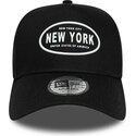 kasketter-buet-sort-snapback-9forty-e-frame-rubber-fra-new-york-af-new-era