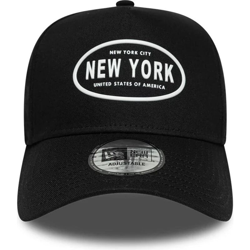 kasketter-buet-sort-snapback-9forty-e-frame-rubber-fra-new-york-af-new-era