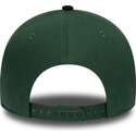 kasketter-buet-gron-snapback-9forty-e-frame-suede-visor-fra-new-york-yankees-mlb-af-new-era