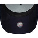 kasketter-buet-gron-snapback-9forty-e-frame-suede-visor-fra-new-york-yankees-mlb-af-new-era