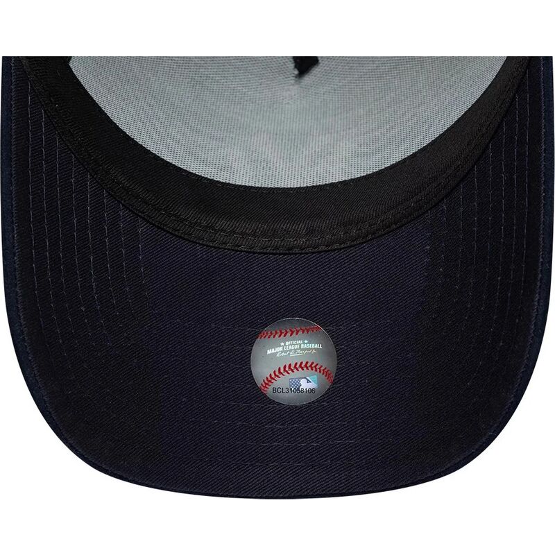 kasketter-buet-gron-snapback-9forty-e-frame-suede-visor-fra-new-york-yankees-mlb-af-new-era