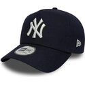 kasketter-buet-marinebla-snapback-9forty-e-frame-mythical-icon-fra-new-york-yankees-mlb-af-new-era