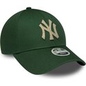 kasketter-buet-gron-justerbar-rem-9forty-metallic-fra-new-york-yankees-mlb-af-new-era