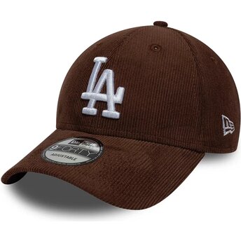 Kasketter buet brun snapback 9FORTY Entry Cord fra Los Angeles Dodgers MLB af New Era