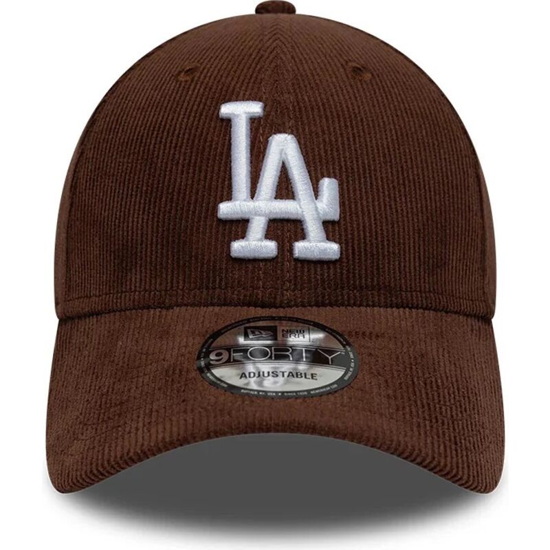 kasketter-buet-brun-snapback-9forty-entry-cord-fra-los-angeles-dodgers-mlb-af-new-era