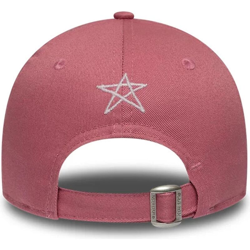 kasketter-buet-lyserod-justerbar-rem-til-barn-9forty-space-fra-new-york-yankees-mlb-af-new-era