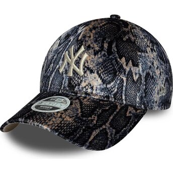 Kasketter buet flerfarvet justerbar rem 9FORTY Snake Print fra New York Yankees MLB af New Era