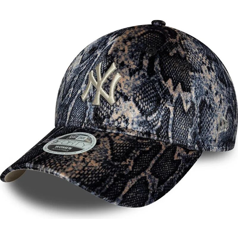 kasketter-buet-flerfarvet-justerbar-rem-9forty-snake-print-fra-new-york-yankees-mlb-af-new-era