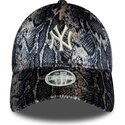 kasketter-buet-flerfarvet-justerbar-rem-9forty-snake-print-fra-new-york-yankees-mlb-af-new-era