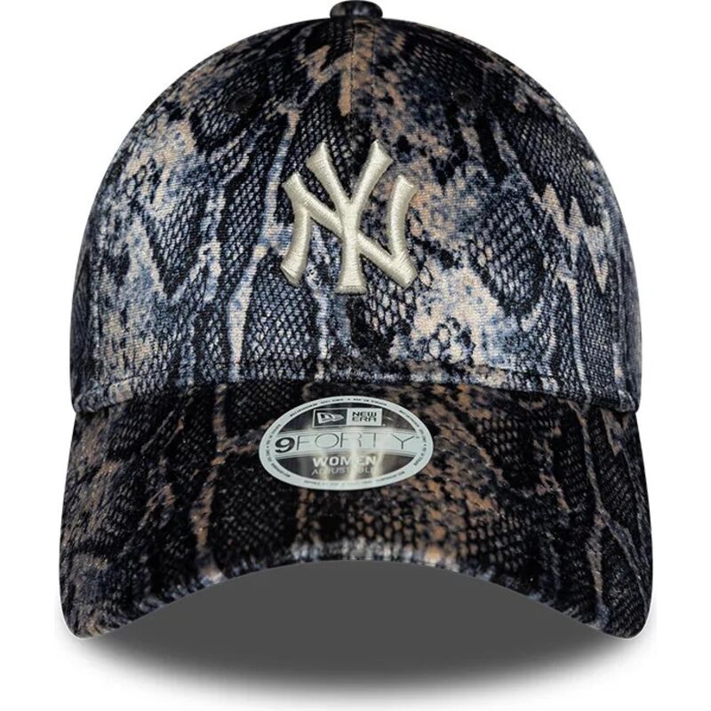 kasketter-buet-flerfarvet-justerbar-rem-9forty-snake-print-fra-new-york-yankees-mlb-af-new-era