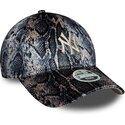 kasketter-buet-flerfarvet-justerbar-rem-9forty-snake-print-fra-new-york-yankees-mlb-af-new-era