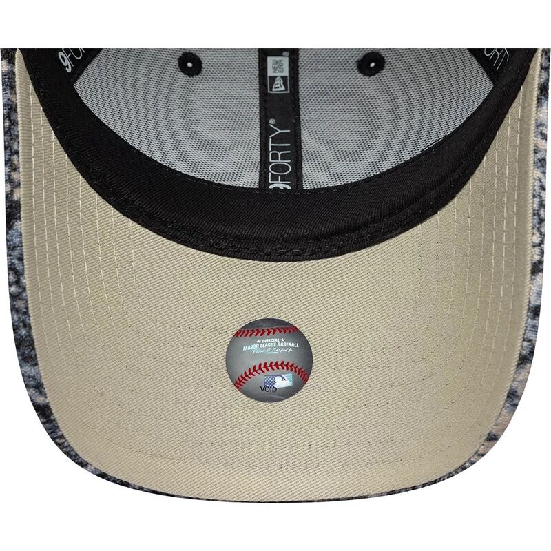 kasketter-buet-flerfarvet-justerbar-rem-9forty-snake-print-fra-new-york-yankees-mlb-af-new-era