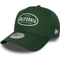 kasketter-buet-gron-snapback-9forty-e-frame-rubber-fra-california-los-angeles-af-new-era