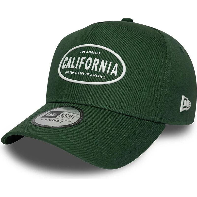 kasketter-buet-gron-snapback-9forty-e-frame-rubber-fra-california-los-angeles-af-new-era