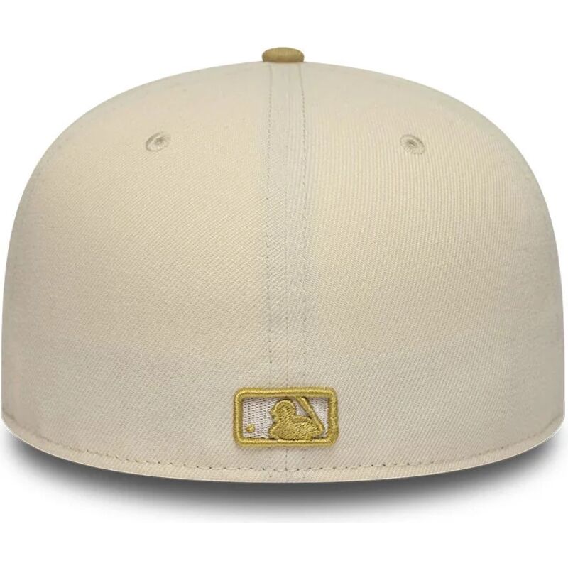 kasketter-flad-beige-tilpasset-59fifty-league-essential-fra-new-york-yankees-mlb-af-new-era