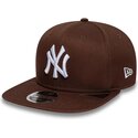 kasketter-flad-brun-snapback-9fifty-original-fit-league-essential-fra-new-york-yankees-mlb-af-new-era