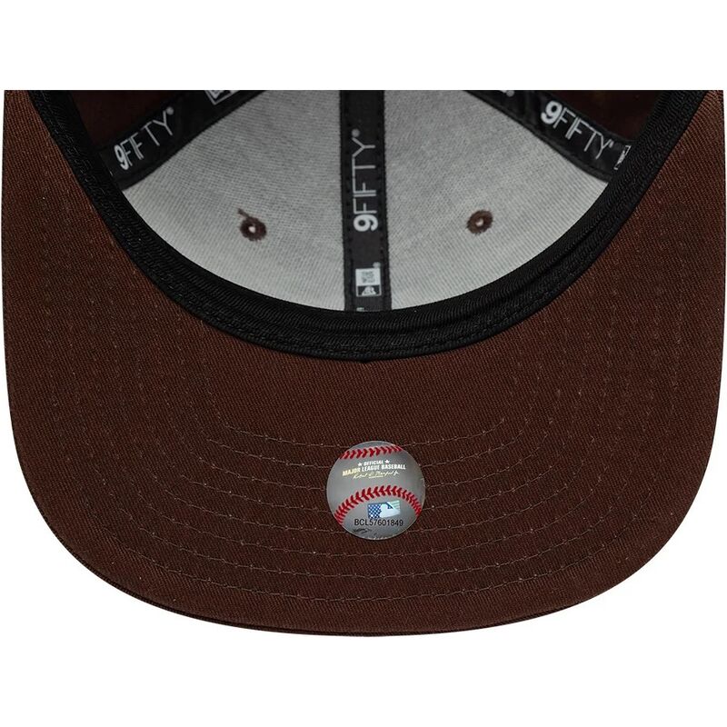 kasketter-flad-brun-snapback-9fifty-original-fit-league-essential-fra-new-york-yankees-mlb-af-new-era