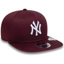kasketter-flad-rod-snapback-9fifty-original-fit-league-essential-fra-new-york-yankees-mlb-af-new-era