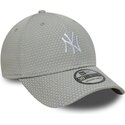 kasketter-buet-gra-tilpasset-39thirty-stretch-mesh-fra-new-york-yankees-mlb-af-new-era