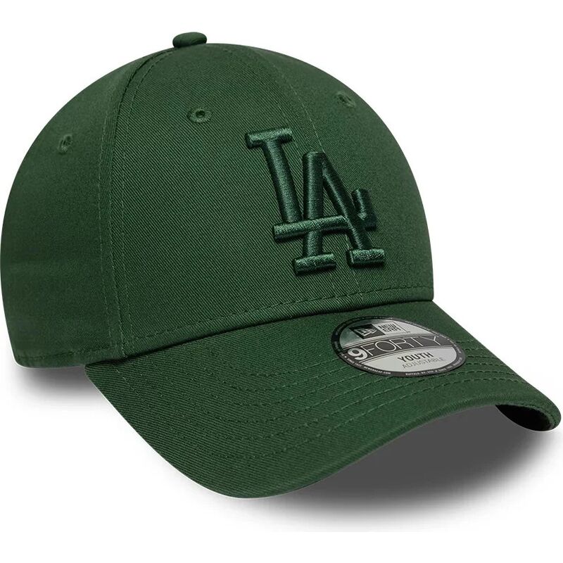 kasketter-buet-gron-justerbar-rem-til-barn-9forty-league-essential-fra-los-angeles-dodgers-mlb-af-new-era