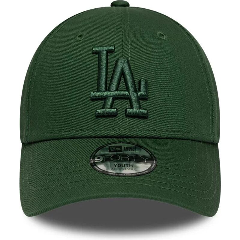 kasketter-buet-gron-justerbar-rem-til-barn-9forty-league-essential-fra-los-angeles-dodgers-mlb-af-new-era