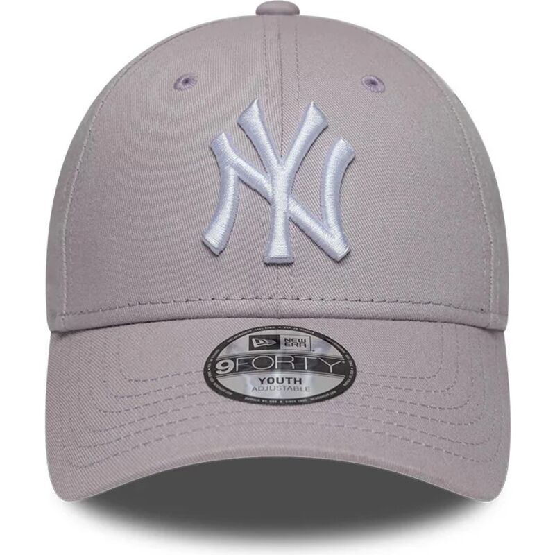 kasketter-buet-violet-justerbar-rem-til-barn-9forty-league-essential-fra-new-york-yankees-mlb-af-new-era