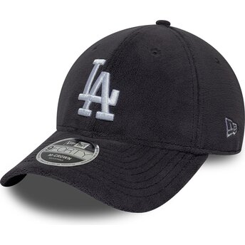Kasketter buet grå snapback 9FORTY M-Crown Fleece fra Los Angeles Dodgers MLB af New Era