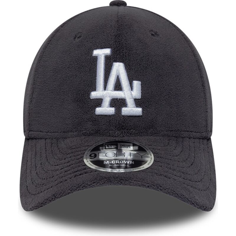 kasketter-buet-gra-snapback-9forty-m-crown-fleece-fra-los-angeles-dodgers-mlb-af-new-era