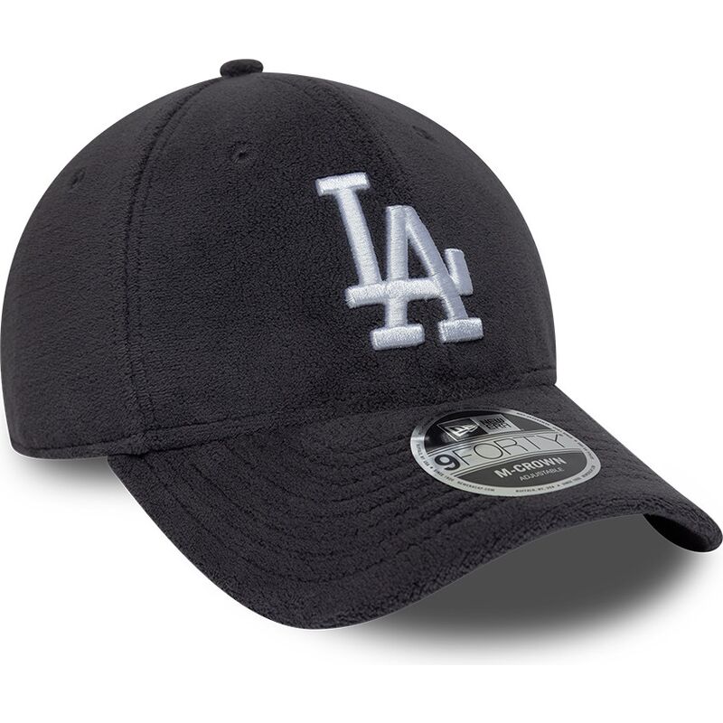 kasketter-buet-gra-snapback-9forty-m-crown-fleece-fra-los-angeles-dodgers-mlb-af-new-era